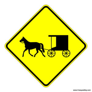 W11-14 Horse and Buggy Sign