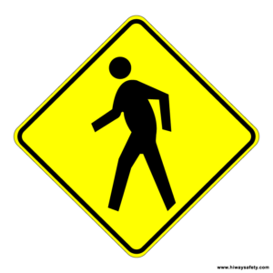 W11-2 Pedestrian Traffic Sign