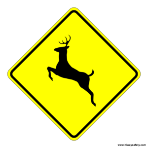 W11-3 Deer Traffic Sign