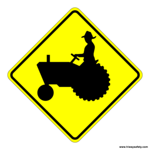 W11-5 Farm Machinery Sign