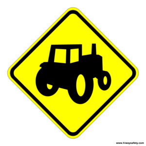 W11-5a Farm Equipment Crossing Sign