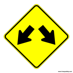 W12-1 Double Arrow Sign