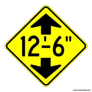 W12-2 LOW CLEARANCE Sign