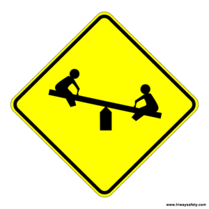 W15-1 Playground Sign