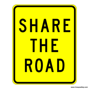 W16-1 SHARE THE ROAD Sign