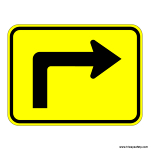 W16-6pR Arrow Plaque