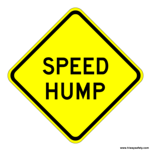 W17-1 SPEED HUMP Sign