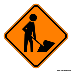 W21-1a Workers Sign