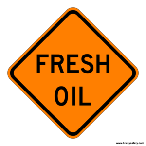 W21-2 FRESH OIL Sign